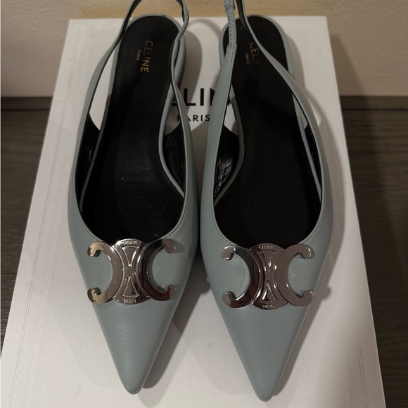 Celine Shoes - Celine Triomphe Slingback